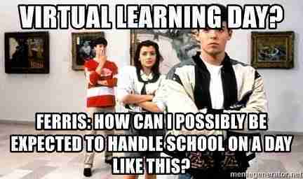 Collection Of Funny Virtual School Memes - Guide For Geek Moms