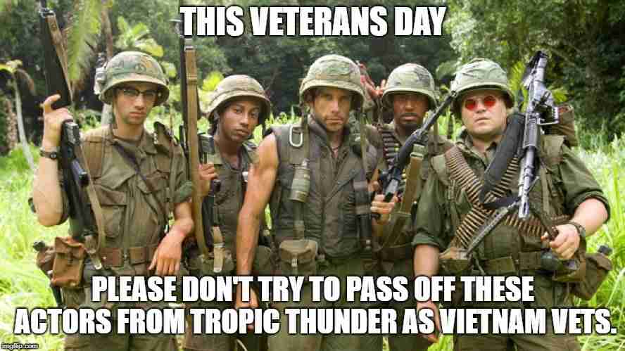 tropic thunder veterans