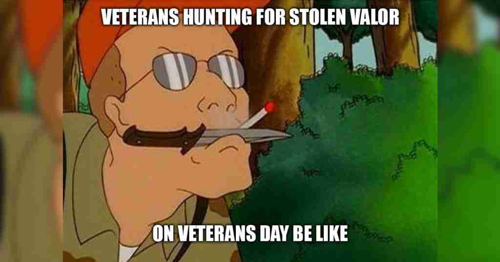 veterans hunting for stolen valor