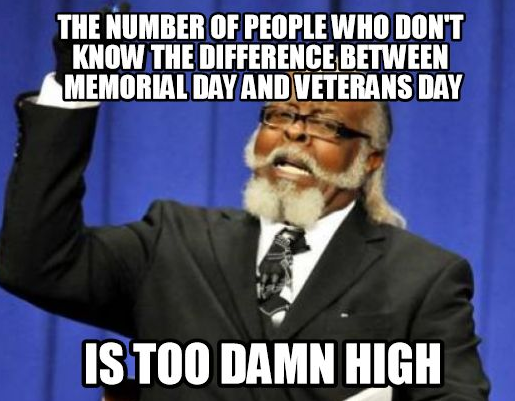 the difference between memorial day and veterans day