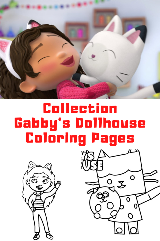 Gabbys Dollhouse Coloring Pages