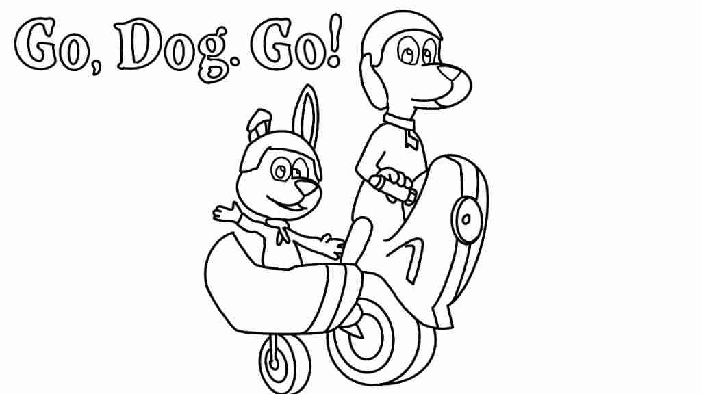 Go, Dog. Go! Coloring Pages
