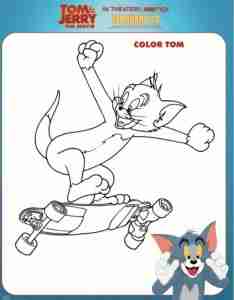 Tom & Jerry: The Movie Coloring Pages