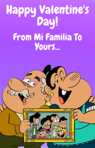 The Casagrandes Valentine's Day Cards