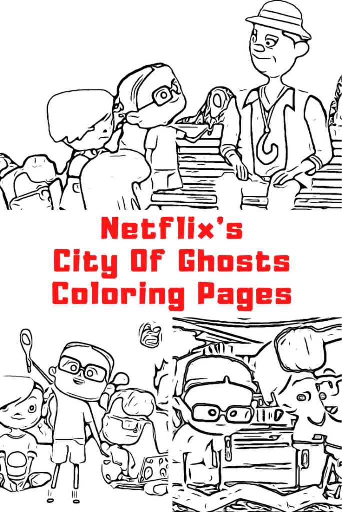 City Of Ghosts Coloring Pages