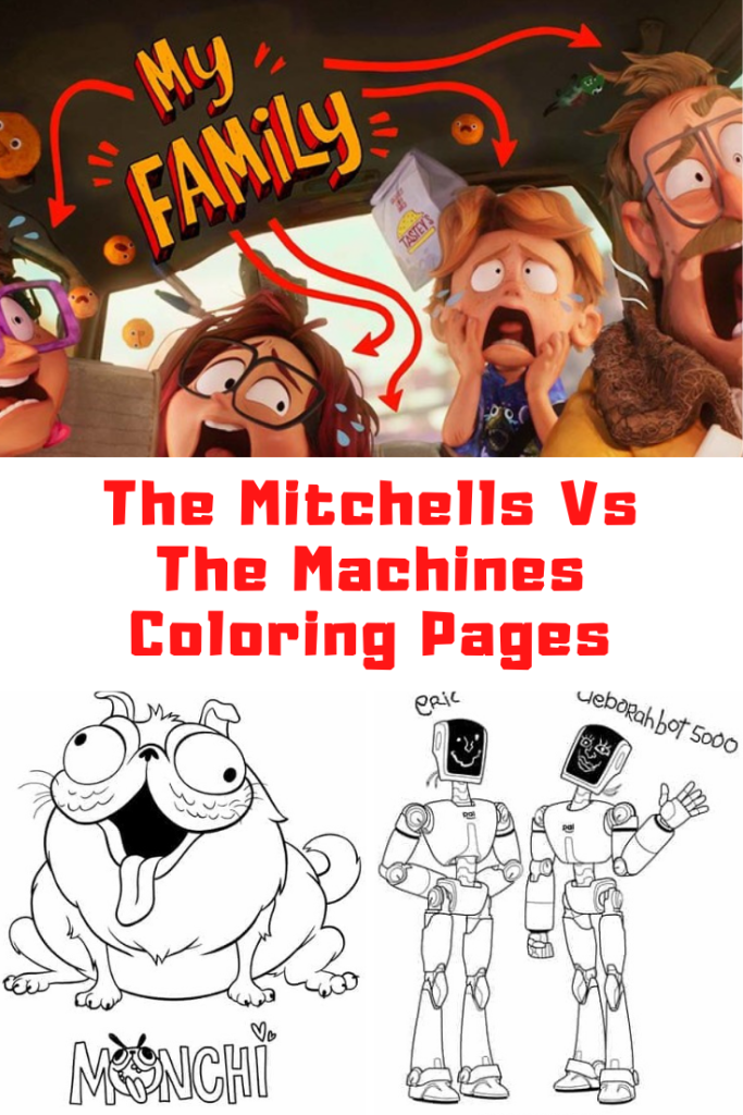 The Mitchells Vs. The Machines Coloring Pages