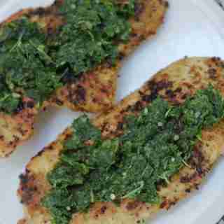 Blackstone Griddle Chicken With Mint Chimichurri Recipe
