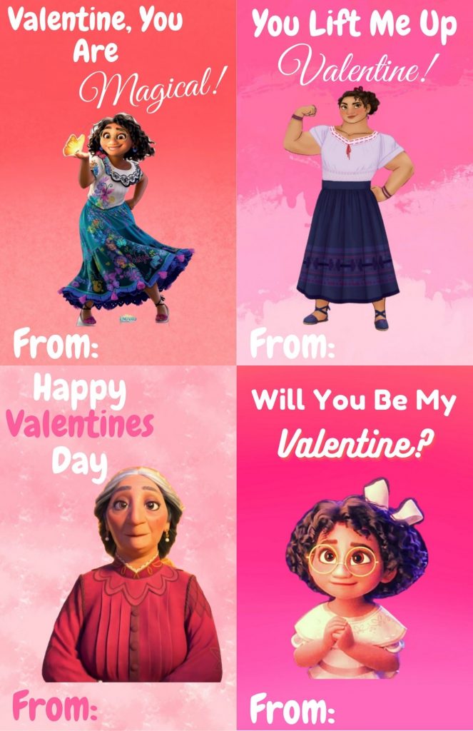 ENCANTO Valentine’s Day Cards