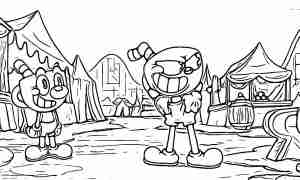 The Cuphead Show Coloring Pages