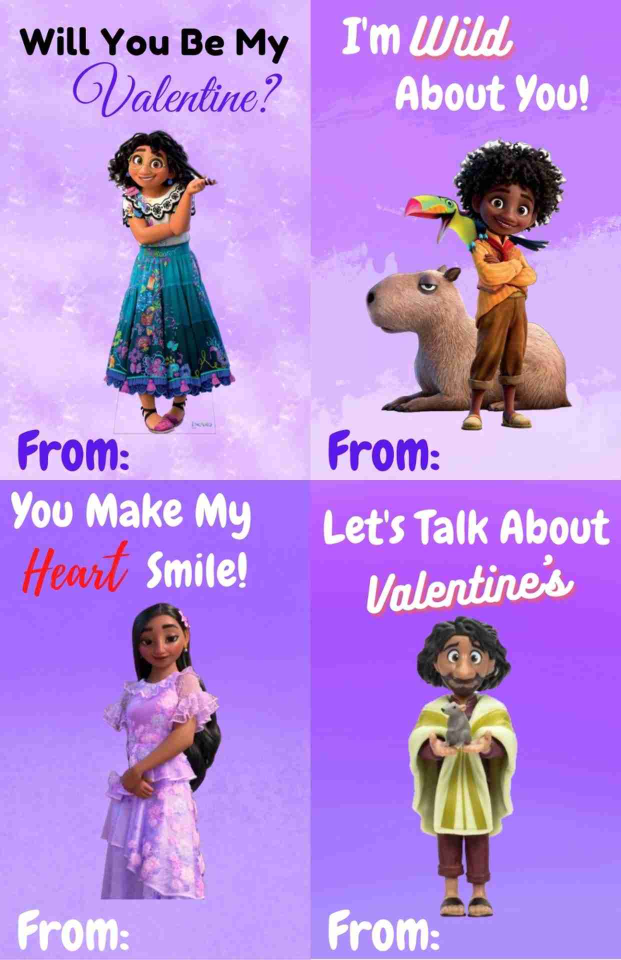 ENCANTO Valentine’s Day Cards