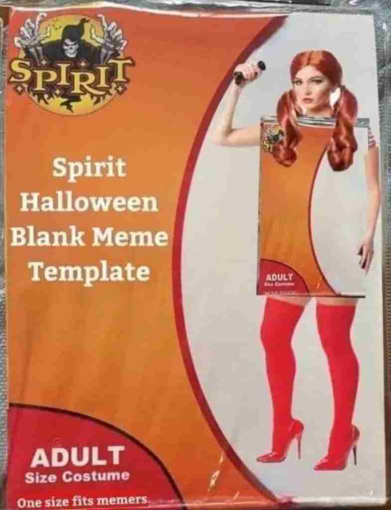 blank meme Spirit Halloween Costume Memes