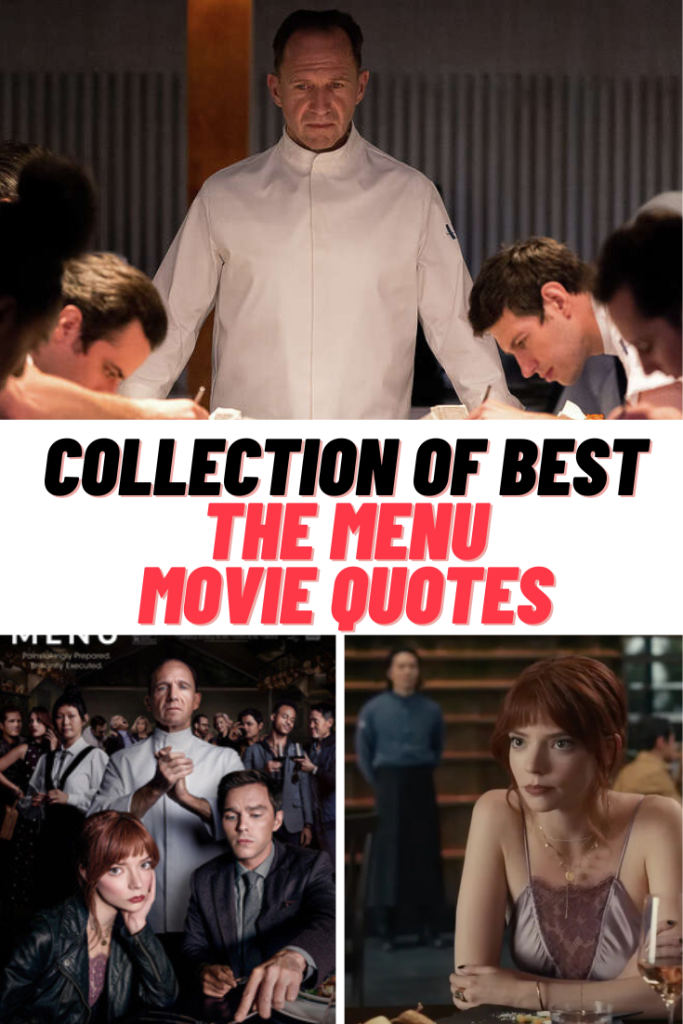 The Menu Movie Quotes