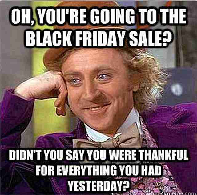 Black Friday not very thanksful