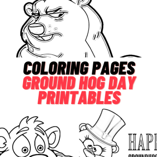 Ground Hogs Day Coloring Pages