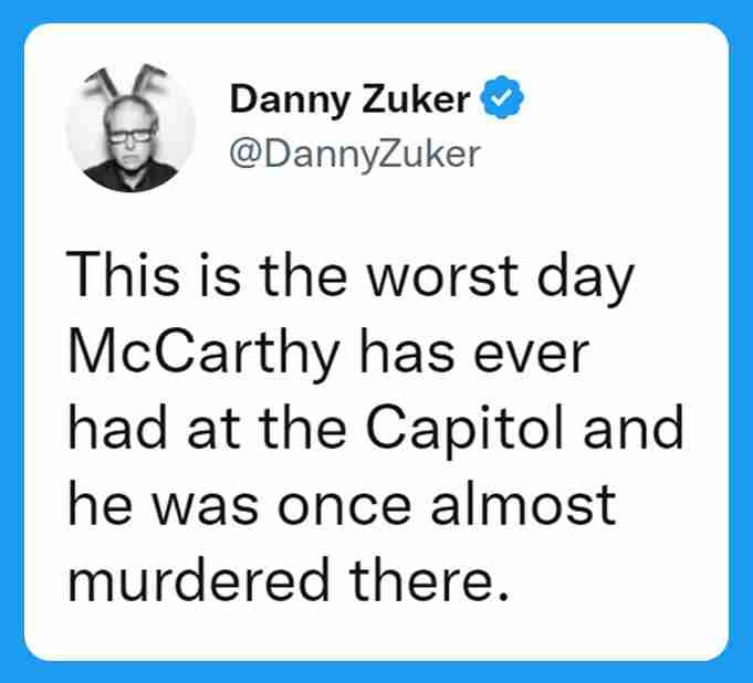 Kevin McCarthy worst day at Capitol and he was almost murdered