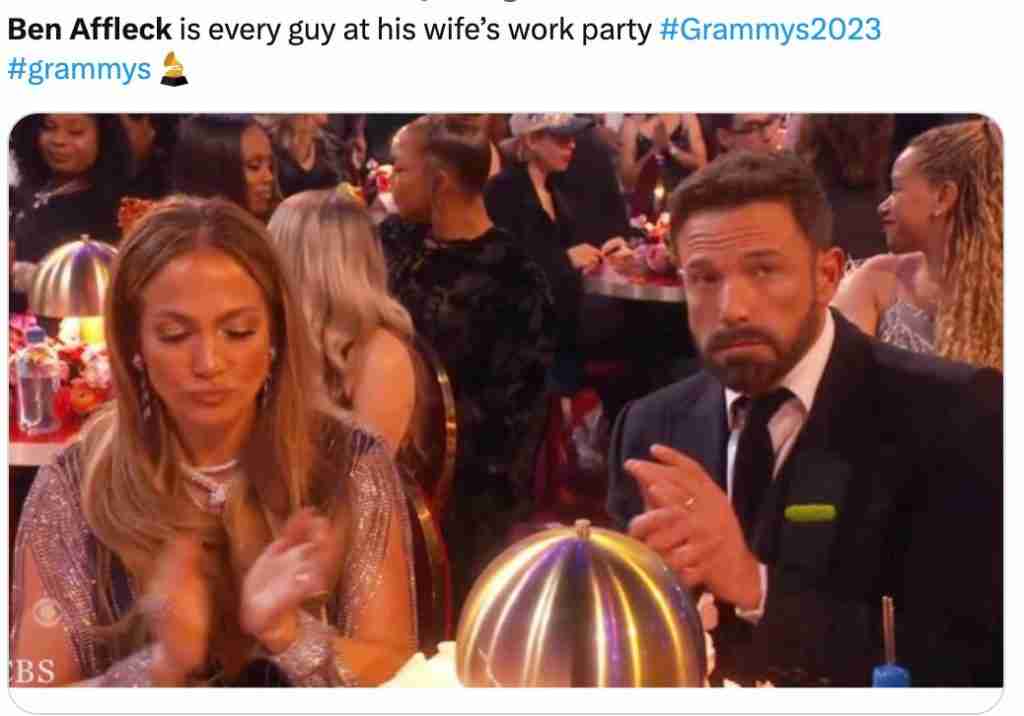 Ben Affleck At The Grammys Memes