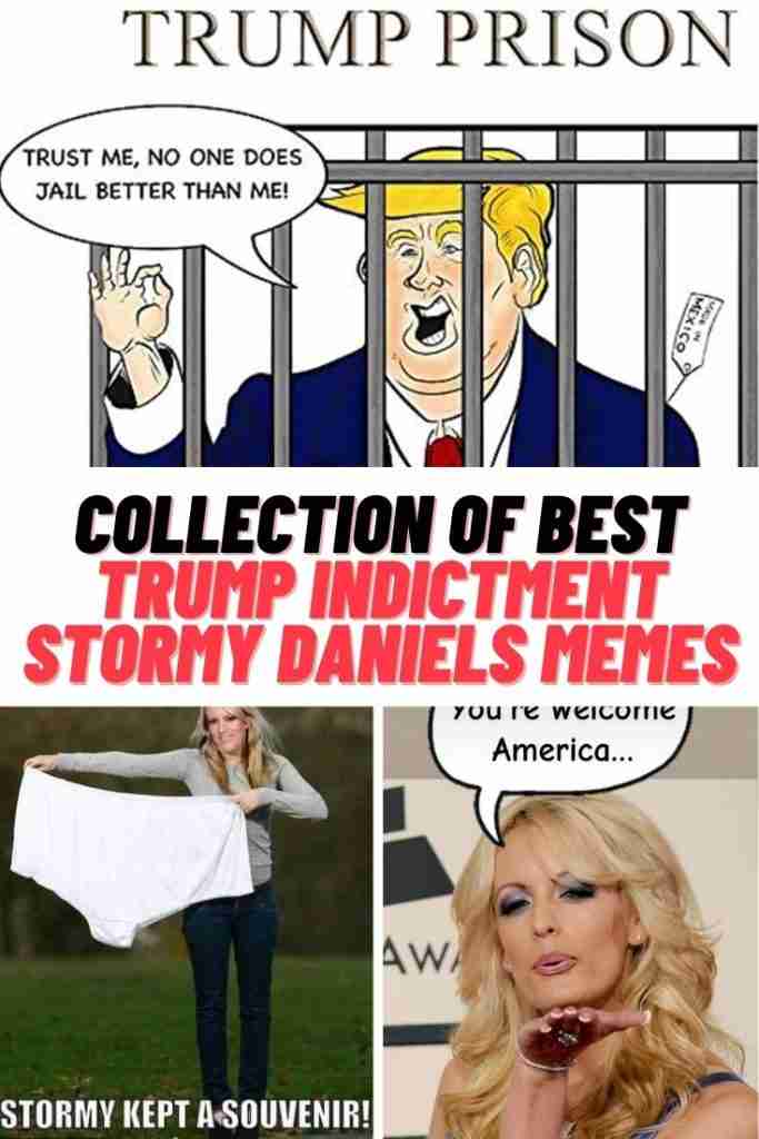 Trump Indictment For Hush Money to Stormy Daniels Memes