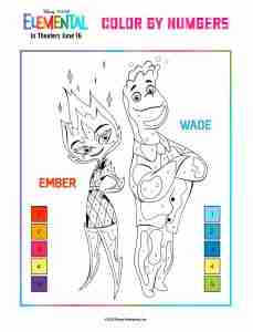 Disneys Elemental Coloring Pages
