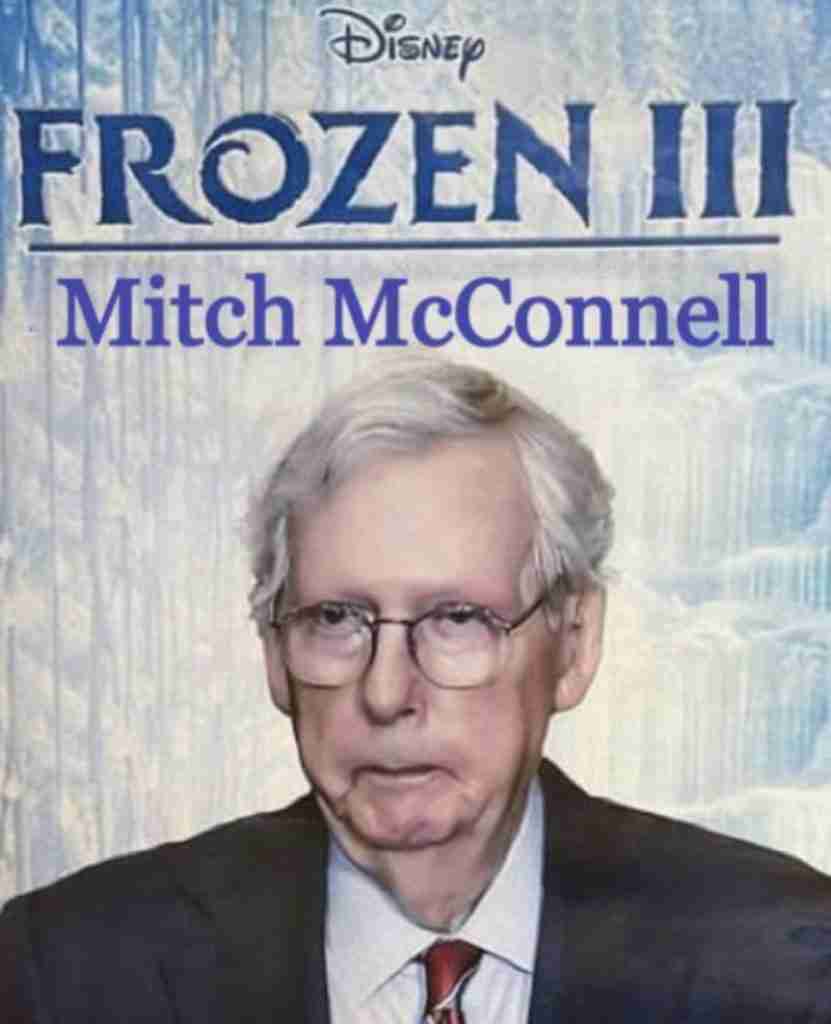 Freezing Mitch McConnell Memes