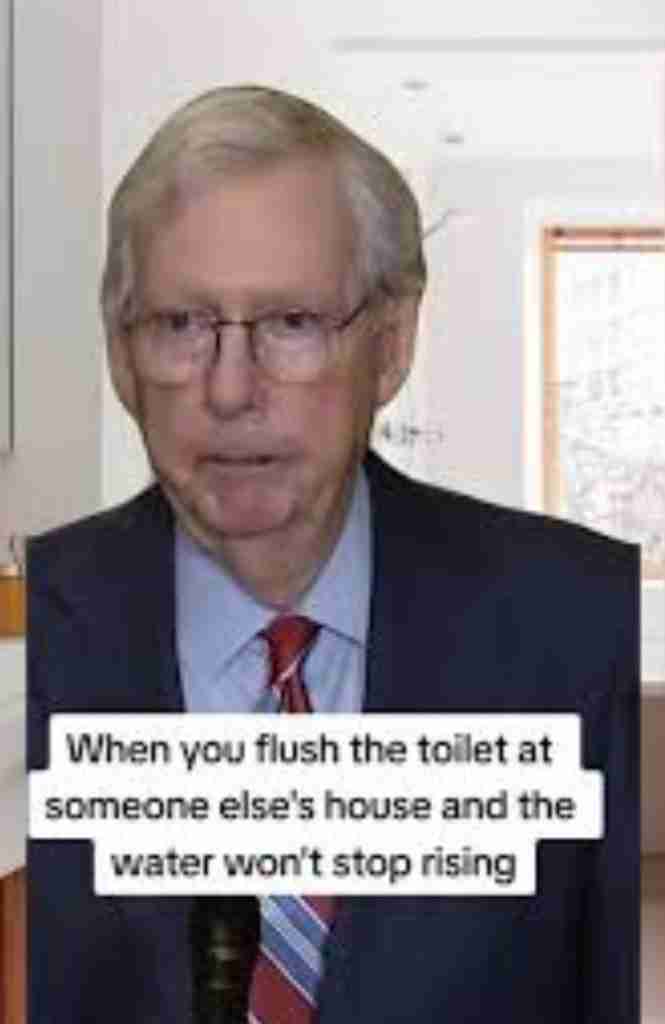 Freezing Mitch McConnell Memes