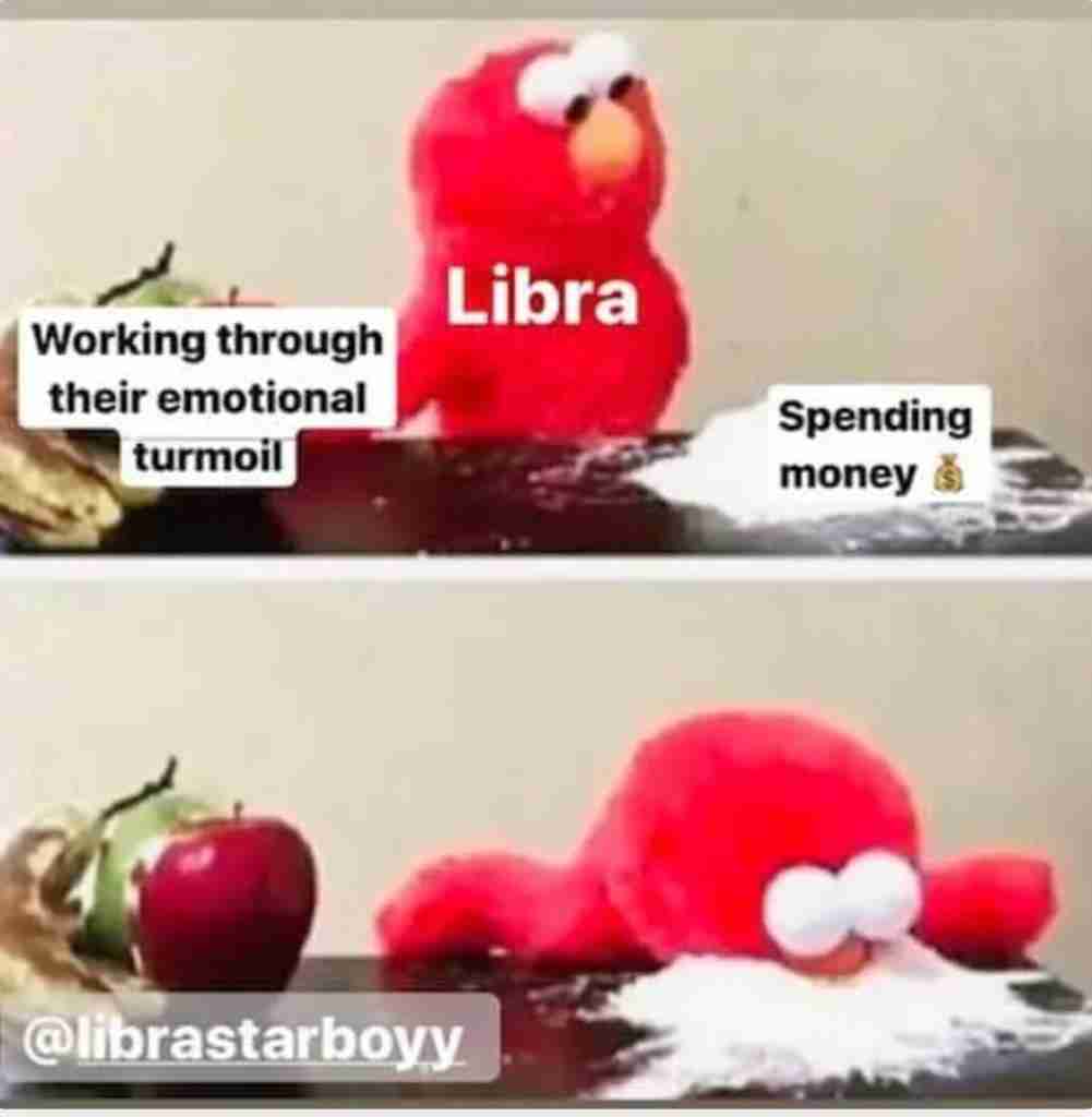 LIBRA MEMES Libras spend a lot of money
