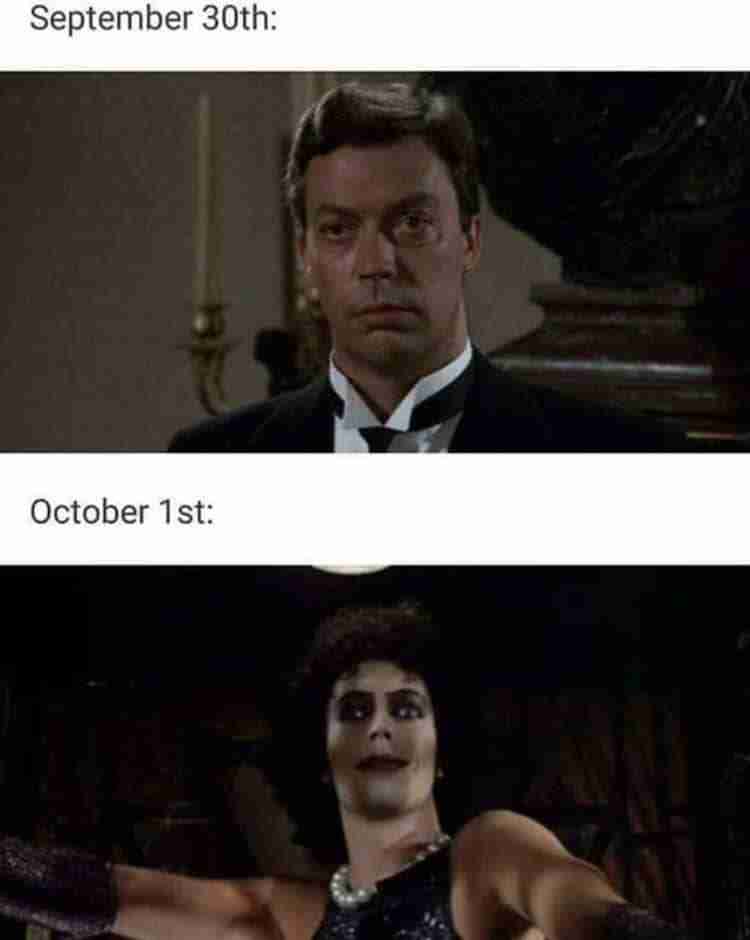 September 30th vs October 1 Memes 