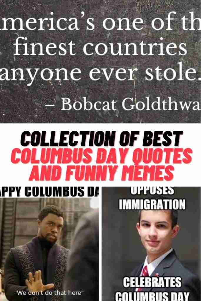 Columbus Day Quotes and Funny Memes