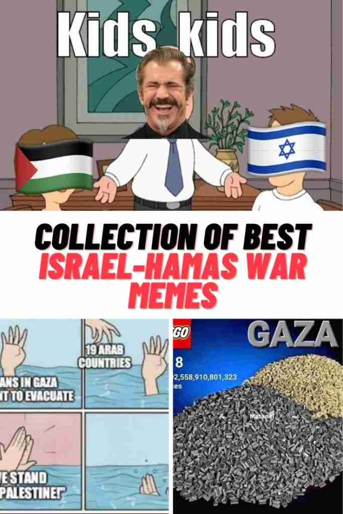 collection of israel war memes