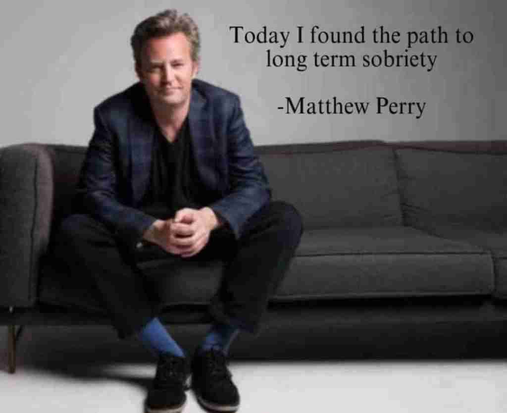 matthew perry drowning beats sobriety