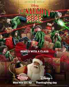The Naughty Nine movie poster Christmas Movies on Disney Plus